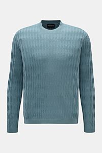 Emporio Armani Rundhalspullover rauchblau