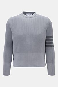 Thom Browne Rundhalspullover rauchblau