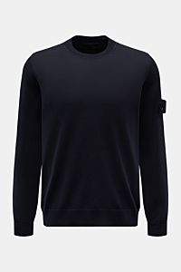 Stone Island Rundhalspullover 'Ghost Piece' navy