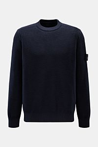 Stone Island Rundhalspullover 'Ghost Piece' navy