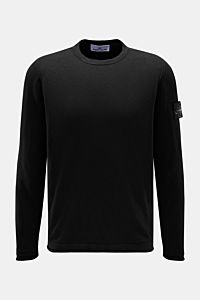 Stone Island Rundhalspullover schwarz