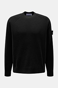Stone Island Rundhalspullover schwarz