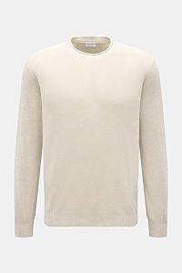 04651/ A trip in a bag Crew neck jumper 'Boiled Crew' sand