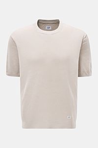 C.P. Company Kurzarmpullover grau