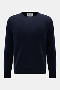 FTC Cashmere Rundhalspullover navy