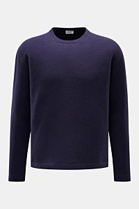 04651/ A trip in a bag Crew neck jumper 'Piping' navy