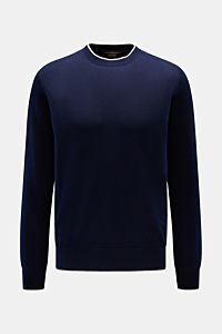 Filippo de Laurentiis Rundhalspullover navy