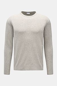 04651/ A trip in a bag Rundhalspullover 'Knit Terry Crew' hellgrau