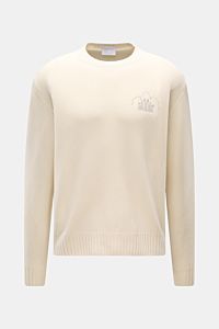 04651/ A trip in a bag Cashmere crew neck jumper cream