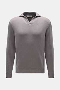 Fioroni V-Neck Pullover grau