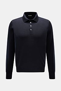 BRAUN Hamburg Fine knit polo navy