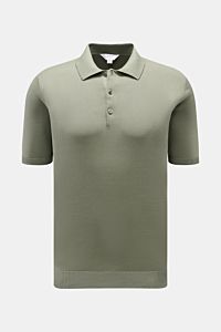 Malo Kurzarm-Strickpolo salbei