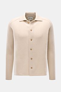 Soft Goat Cashmere cardigan sand