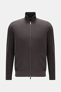 Emporio Armani Strickjacke dunkelgrau