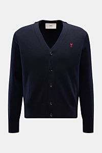 Ami Paris Merino Cardigan navy