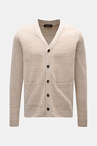 Filippo de Laurentiis Cardigan beige meliert