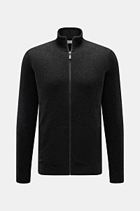 von Braun Cashmere Strickjacke anthrazit meliert