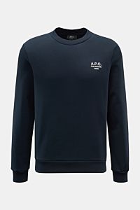 A.P.C. Rundhals-Sweatshirt 'Standard Rue Madame' navy