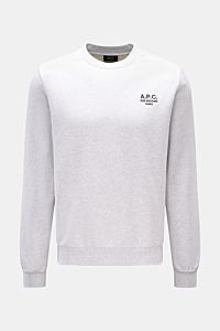 A.P.C. Rundhals-Sweatshirt 'Standard Rue Madame' grau meliert