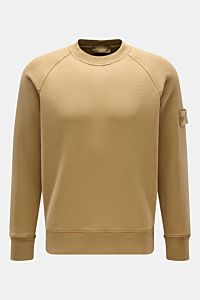 Stone Island Rundhals-Sweatshirt 'Ghost Piece' hellbraun