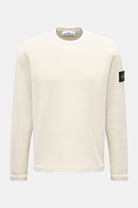 Stone Island Rundhalspullover creme