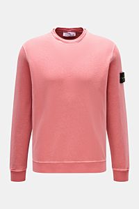 Stone Island Crew neck sweatshirt 'Washed Sweat' antique pink