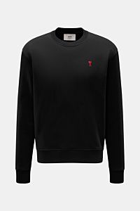 Ami Paris Rundhals-Sweatshirt schwarz