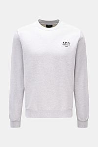 A.P.C. Crew neck sweatshirt 'Standard Rue Madame' grey melange