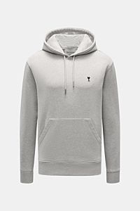 Ami Paris Kapuzenpullover grau meliert