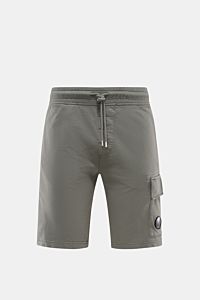 C.P. Company Cargo-Sweatshorts graugrün