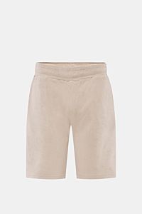 04651/ A trip in a bag Frottee-Shorts 'Terry' beige