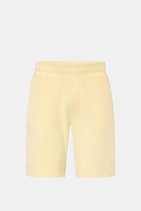 04651/ A trip in a bag Frottee-Shorts 'Terry' pastellgelb