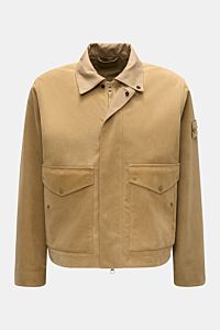 Stone Island Suede jacket 'Ghost Piece' light brown