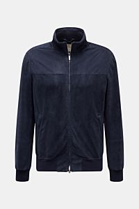 Mandelli Veloursleder-Blouson navy
