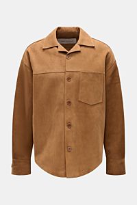 Ami Paris Suede overshirt camel