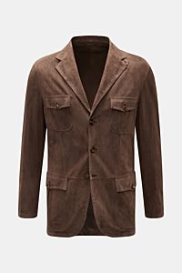 Rifugio Suede jacket dark brown