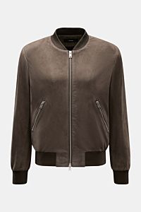 Arma Veloursleder-Blouson 'Didier' dunkelbraun