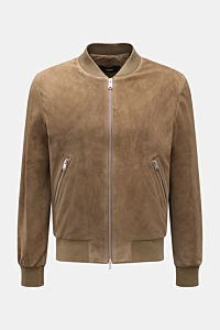 Arma Veloursleder-Blouson 'Didier' taupe
