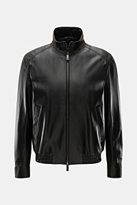 Lederblouson schwarz