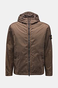Stone Island Jacke 'Garment Dyed Crincle Reps NY' braun