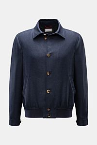 Brunello Cucinelli Blouson navy mottled