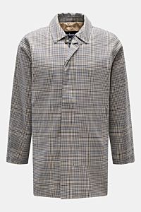 Barbour Rain coat 'Check Rokig' navy/olive checked