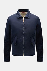Manifattura Ceccarelli Waxed jacket 'Blazer Coat' navy