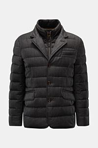Moorer Daunenjacke 'Nomos' dunkelgrau meliert