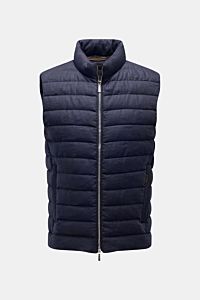 Moorer Down gilet 'Calaf' navy mottled