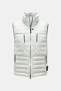 Stone Island Daunenweste 'Seamless Tunnel Nylon Down' hellgrau