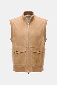 Brunello Cucinelli Outdoorweste camel