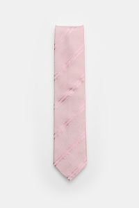 Front view of the Tom Ford Seidenkrawatte altrosa/weiß gestreift, a pink and white striped silk tie with subtle sheen and fine woven pattern.

Description: Italienische Handwerkskunst: Dieser Krawatten-Klassiker von TOM FORD aus reiner Seide vereint ze