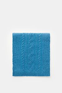 04651/ A trip in a bag Scarf 'Chunky Scarf' azure
