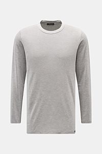 Tom Ford Langarm-Unterhemd grau meliert